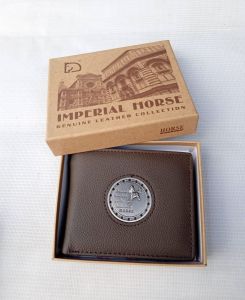 Dompet Pria IMPERIAL HORSE Import Kulit / Dompet Pria Lipat Emboss Keren