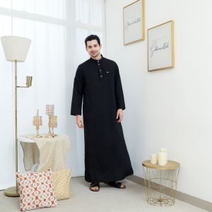 Jubah abizan terbaru pria dewasa bahan katun adem anti gerah terlaris