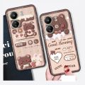 Ốp lưng Xiaomi REDMI 13C/ POCO C65  in hình Gấu nâu - hồng, Gấu Be@rick  cực CUTE, DỄ THƯƠNG. 
