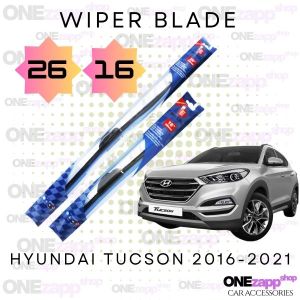 WIPER BLADE HYUNDAI TUCSON 2016-2021 BANANA TYPE RUBBER MATERIAL 26 16