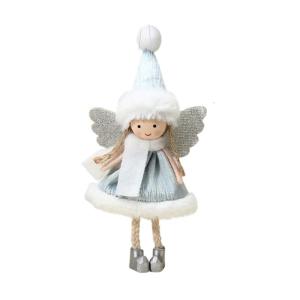 Long Time Plush Angelic Tree Toppers Soft Materials Multipurpose Christmas Decoration Office Store Display