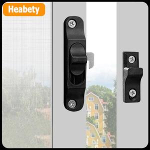 【2-3 days delivery】 1Set Sliding Pull Door Lock Anti Theft Window Hook Lock Buckle Multifunctional Push-Pull Window Lock Hardware