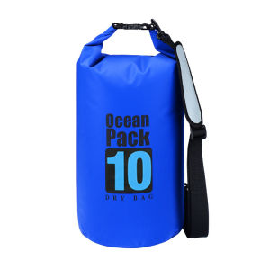 Portable 10L 20L Ocean Pack Dry Bag Outdoor Waterproof Bag Swimming Rafting Beach Bag Adjustable Strap Compact Durable
