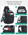 BAGSMART Small Crossbody Sling Bag, Crossbody Daypack, Chest Shoulder Bag Hiking Backpack for Casual Travel Sport. 