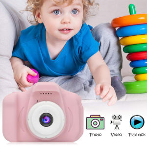 【itechcool】Kids Mini HD Digital Camera 2 inch Photo Video Camera Children Educational Toys Pink/Blue/Green