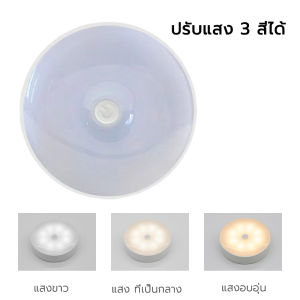 ไฟติดผนังไร้สาย💡ไฟLED โคมไฟหัวเตียง ไฟติดห้องนอน ไฟ LED โคมไฟ ติดผนัง ไฟบันได ชาร์จผ่านUSB แสงนุ่ม