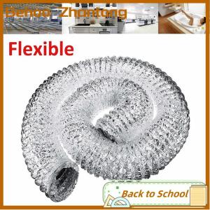 Behoo 4inch Aluminum Ventilator Pipe Air Ventilation Hose Flexible Exhaust Duct 1.5M