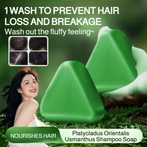 Pure Handmade Usman Hair Growth Soap Herbal Hair Strengthening Soap Natural Solid Shampoo Bar Promotes Hair Growth Stops Hair Loss Nourishes the Scalp