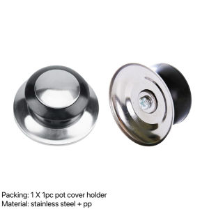 High quality stainless steel pot lid knob replacement universal pot lid knob handle cookware anti-scalding handle ng kaldero takip ng rice cooker takip ng casserole pan cover lid holder frying pan knob glass pot cover handle takip ng kawali hawakan