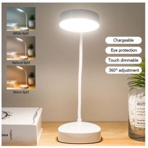 USB Rechargeable LED Table Light Touch Dimming Desk Lamp Reading Light Eye Protection Table Lamp Wireless Study Light