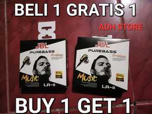 ( BELI 1 GRATIS 1 ) HEADSET JBL  PUREBASS LA - 11 EKSTRA BASS HANDSFREE JBL LA - 11 PUREBASS HEADSET EKSTRA BASS NYAMAN DI TELINGA SAAT DI GUNAKAN COCOK KESEMUA JENIS ANDROID.