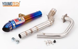 For Suzuki Raider 150 Raider 150fi R150 Motorcycle Exhaust Front Exhaust Middle Link Slip On Mid Pipe