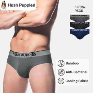 Hush Puppies 3pcs Men Underwear Briefs Bamboo Elastane Mini HMB702178