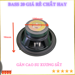 Củ loa bass 20 gân cao su công suất 20w côn 31 hàng chuẩn màng sâu - nhún tốt - giá 1 cặp