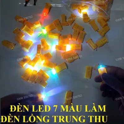 Combo 10 dây đèn led Đom Đóm gắn đèn lồng Trung Thu Dây dài 1met nhiều màu. Sử dụng trang trí.