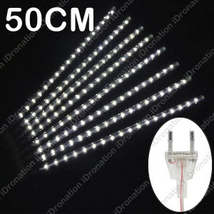 Solar 30CM 50CM Outdoor Meteor Meteorite Shower Drop Rain 8 Tubes Tube LED String Lights Fairy Light Christmas Garden Wedding Party Tree Decor