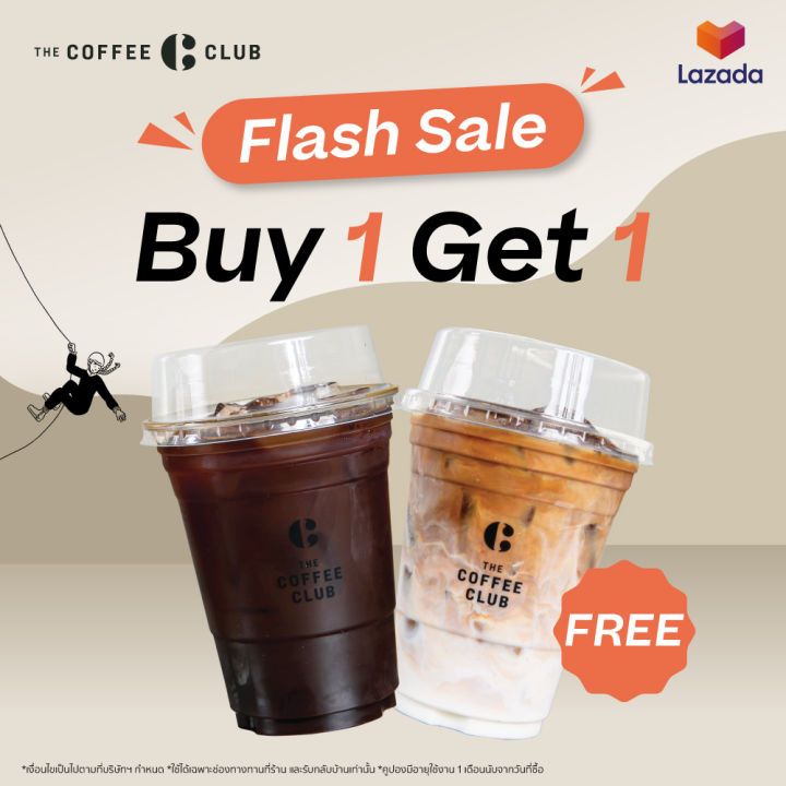 💥Flash Sale💥E-Voucher] The Coffee Club - Buy 1 Get 1 Standard Drink ...