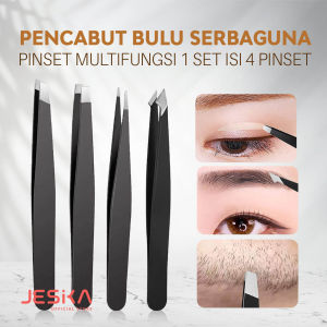 Pinset set serbaguna ujung rucing lancip miring pencabut bulu alis ketiak ketek uban bulu kaki & tangan bulu mata bulu halus di wajah