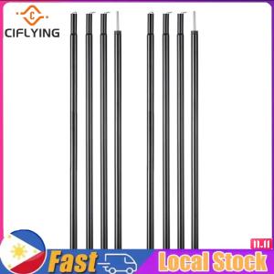 【Arrive In 1-3 Days】2m/6.6ft Tent Awning Pole Folding Zinc Plated Iron Tube Canopy Rod Outdoor Camping Accessories