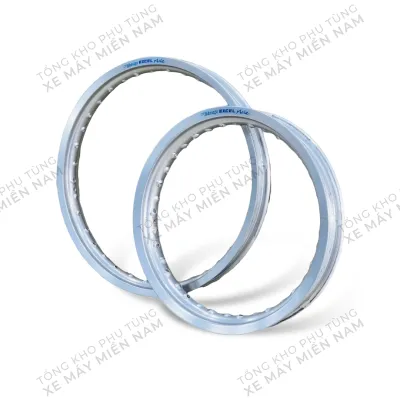 Niềng nhôm Excel Asia zin 14 (1.6-1.85) màu bạc cho xe tay ga Vario Click 125 AB Vision Scoopy