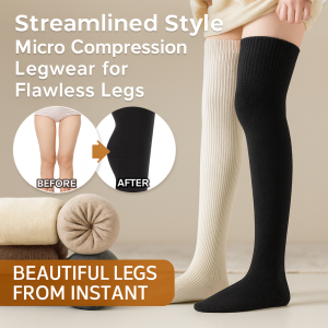 Kneehigh Socks Fall/winter Micropressure Leggings Thickening Protect Against the Cold