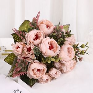 Bouquet bunga P51 RongHua Artifisial Dekorasi
