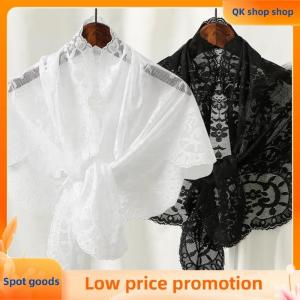 ✨QK shop✨ Spanish Traditional Triangle Lace Mantilla Women Head Covering Church Catholic Veil