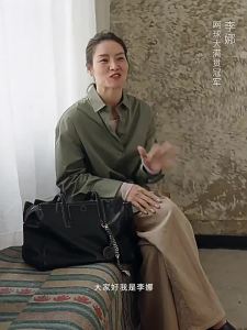 Casual travel bag simple vegetable-tanned leather tote bag