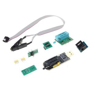 Bộ Bộ lập trình USB ch341a cho flash BIOS EEPROM với kẹp thử soic8 và SOP8 soic8 sang DIP8 Ổ cắm chuyển đổi chuyển đổi