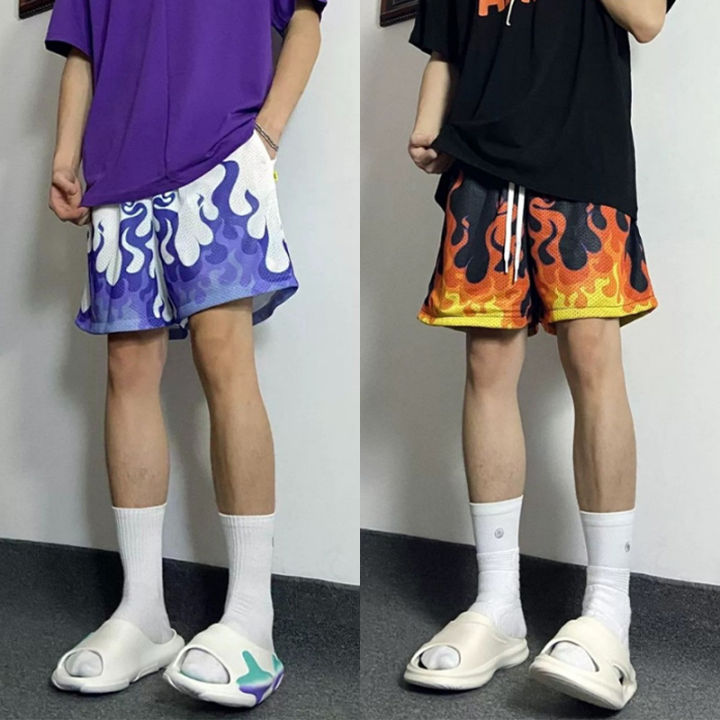 Free Gift] Colors Men's Street Style Fire Flyah Shorts Printed