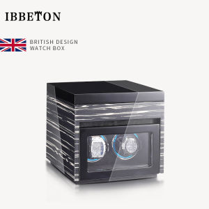 IBBEYON Brand Automatic Watch Winder Luxury Wood Watch Safe Box Touch Control And LED Interior Backlight Watches Storage Box