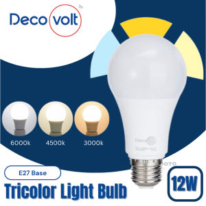 HW Energy Saving 15000H Tri-color LED Bulb ( 7  9  12 Watts ) Day & Cool & Warm in One Bulb