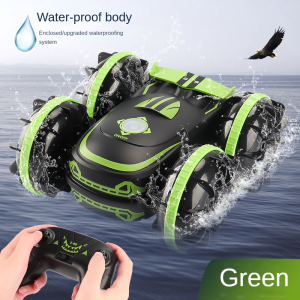2.4G Amphibious Land and Water Toy Car ， Gesture Sensing ， Dual-Sided Four-Wheel Drive Off-Road ， Remote Control Stunt Car