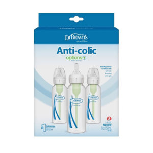 [ 83005 ] Combo 3 Bình sữa Dr.Browns cổ thường tùy chọn 250ml nhựa PP