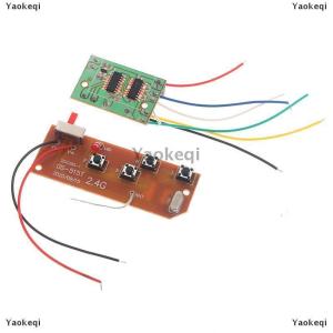 [COD] Yaokeqi 2.4G 4CH RC Remote Control 27MHz Circuit PCB Transmitter Receiver Board with Antenna Radio for RC Car Truck