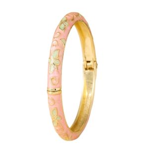 THANKSKY Đầy màu sắc Vòng tay cổ điển Cloisonne Truyền thống Hoa văn men sứ Vòng tay hoa Trung Quốc Vòng đeo tay Cổ điển Vòng tay nữ Phụ nữ