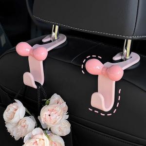 🚗🛵SH Car Seat Back Hook Bowknot Storage Hook Fashion Multifunctional Sundries Back Storage Hook Interior Accessories