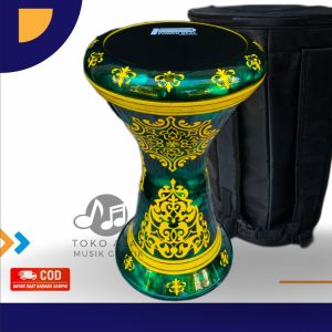 Darbuka alumunium cor mika Power Beat ukuran 8 inch
