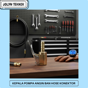 HOSE KONEKTOR KEPALA ADAPTER KONEKTOR KUNINGAN KEPALA POMPA ANGIN BAN
