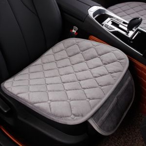 【COD】3PCS Car Seat Cover Universal Plush Non Slip Front Rear Seat Mat Cushion Set Chair Protector Car Interior Accessories
