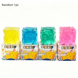 GYDJ MALL cheese squishy toy slow rising squishy Soft Simulated Butter Squeeze Toy Slow Rising Slow Rebound Cheese Fidget Toy Sensory Toy Moldable Cheese Squishy Toy Toy