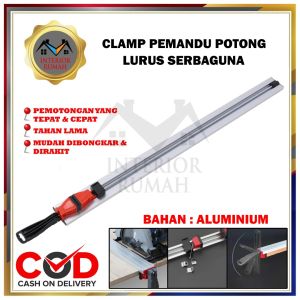 Klem Kayu Pres Alat Pemandu Potong Kayu Jepit Aluminium Presisi Pemotong Serbaguna