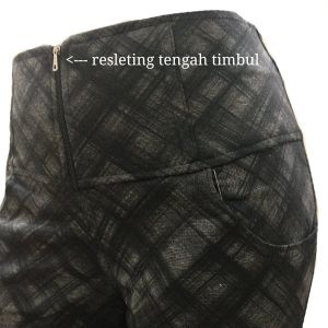 Celana Legging Allsize (M - L) highwaist katun import halus resleting depan wanita fashion trend korea maxjem