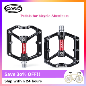 CXWXC Flat Platform Pedals for bicycle Aluminum Bicycle footrest MTB Urban BMX Hybrid Bikes Parts Sealed Bicycle Pedals Bike Pedals
