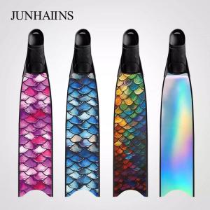 Professional laser-coated fiberglass fins for men and women in free diving professional snorkeling fishing and hunting fins
