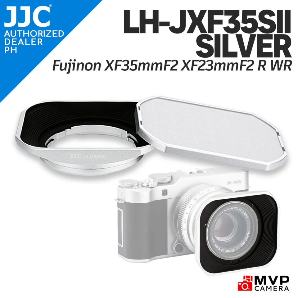 JJC LH-JXF35SII Square Hood for FUJI 35mm F2 R WR 23mm F2 XC