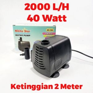 NIKITA STAR NS 104 - Mesin Pompa Air Celup Kolam Ikan Filter Aquarium Aquascape NS104