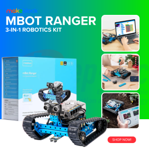 Makeblock mBot Ranger | Ages 11+ | Transformable STEM Educational Robot for Kids | Home-based Learning