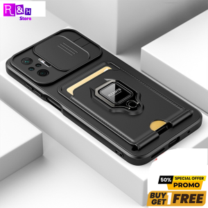 PROMO Case Xiaomi Redmi Note 8 8 Pro 9 9s 9 Pro 10 10s 10 Pro Slide Camera with Card Slot + GRATIS TG 5D 6D BLUE LIGHT SPY