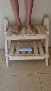 (COD) Rak Kayu Lipat 2 Susun Minimalis / Rak Mahasiswa – Serbaguna untuk Bumbu Buku Sepatu dan Dekorasi